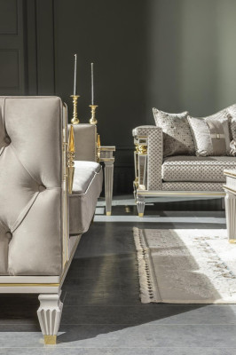 Chesterfield bank xxl Bank gestoffeerde grote banken Design meubels Inrichting
