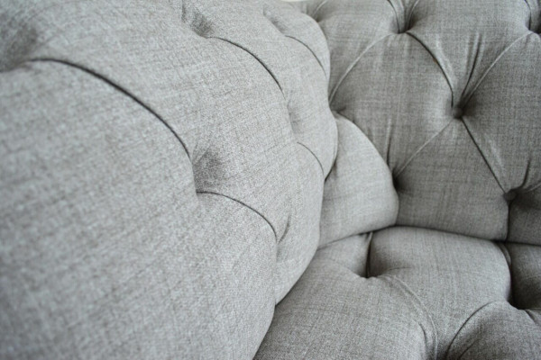 Ontwerp Chesterfield Sofa 3 Bankstel Set Stof Bekleding Lederen Driezits Banken