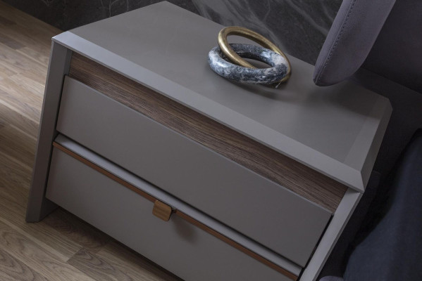 Slaapkamerset Luxe Compleet Bed 2x Nachtkastje Modern 3-delig Nieuw