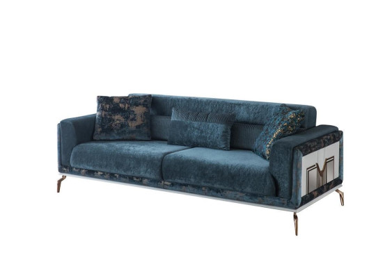 Moderne bank 3-zits luxe groen design meubels in woonkamer banken 235cm.