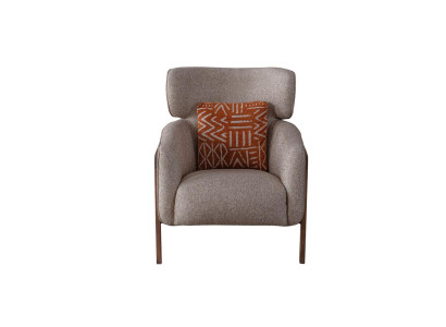 Moderne Beige Fauteuil Woonkamer Textiel Luxe Design Meubels Lounge Club