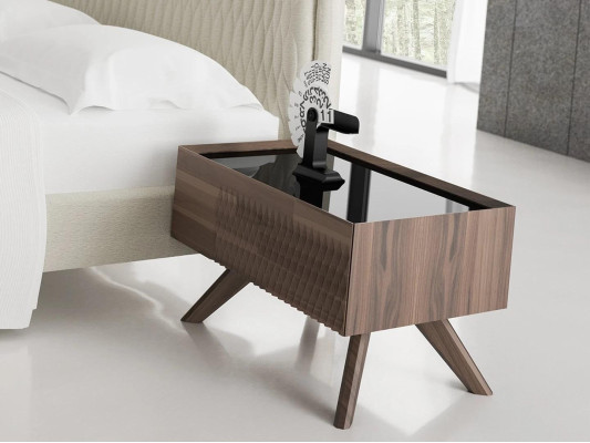 Slaapkamer set 5-delig Luxe tweepersoonsbed 2x nachtkastjes Luxe ladekast met spiegel