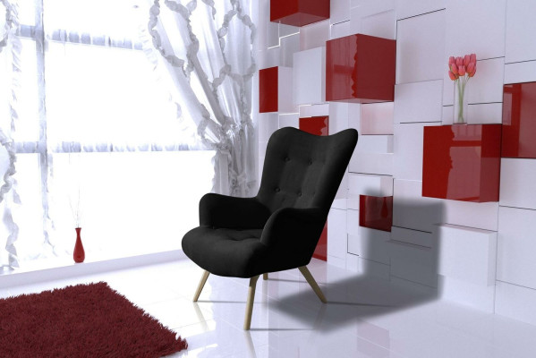 Fauteuil luxe stoel gestoffeerde cocktail relax bar lounge club stoelen meubel ontwerp