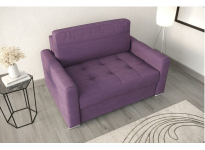 Fauteuil Relax Stof Lounge Club Bekleding Ontwerp Bankbank Bank Zitter Luxe Paars Nieuw