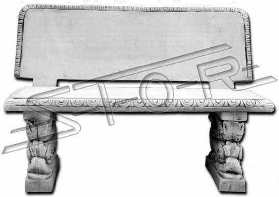 Bank Tuinontwerp Antieke Stijl Steen Terrasmeubelen Banken Buitenkant