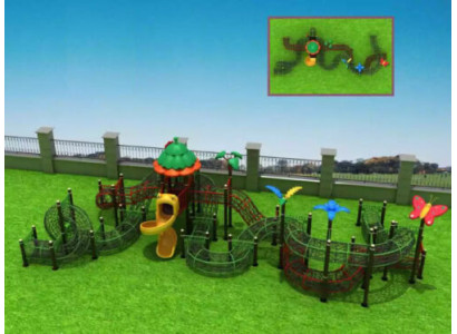 Sportcomplex in de openlucht Kinderklimtuin Speeltuin Openbaar Recreatiepark