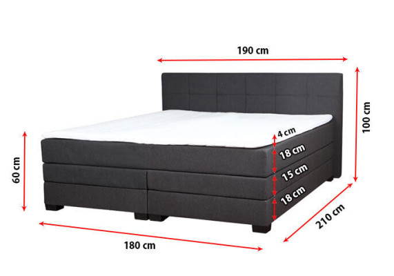 Vintage Boxspring Bedden Gestoffeerd Bed Houten Bed Hotel Tweepersoonsbed