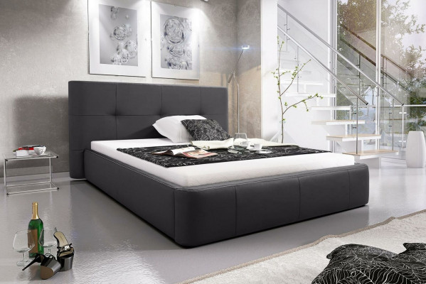 Bed Kussen Design Luxe Dubbele Hotel Bedden Slaapkamer Modern Leer