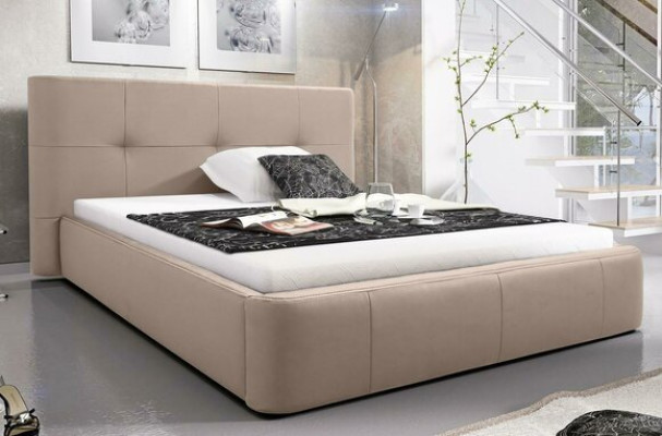 Bed Kussen Design Luxe Dubbele Hotel Bedden Slaapkamer Modern Leer