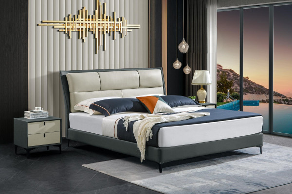 Bed Slaapkamer Sets Designer Luxe Bedden Compleet Set 2x Nachtkastje