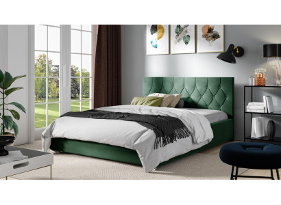 Bedframe Stof Textiel Ontwerp Dubbel Modern Hotel Bed Slaapkamer Bedden Nieuw