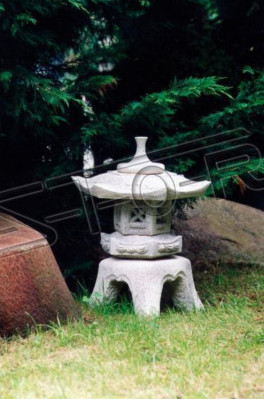Bloemen decoratie Japanse tuin huis standbeeld figuur deco