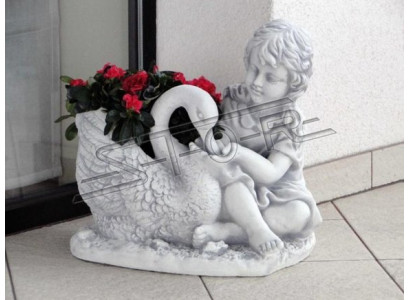 Bloembak plant pot decoratie tuin bloempotten natuur vazen figuur