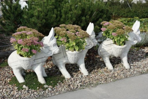 Bloempot plant pot decoratie natuur figuur bloempotten tuin vazen