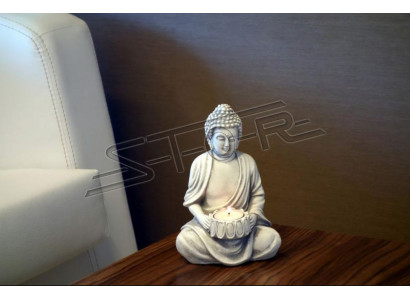 Buddha beeld waxinelicht kaarsenstandaard Groot beeld tuin