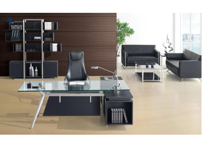 Kantoormeubelset bureau archiefkast designer wandplank modern