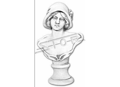 Buste Vrouw Antiek Stijl Oudheid 40cm Steen Figuur Sculptuur Sculpturen
