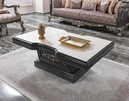 Luxe bankstel Complete bankstel Grijs stoffen bank.