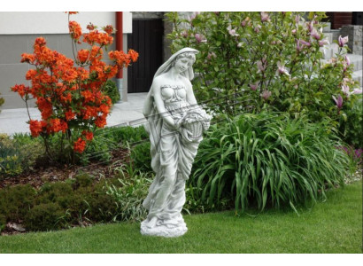 Decoratiefiguur vrouw tuin ontwerper figuren sculptuur beelden.