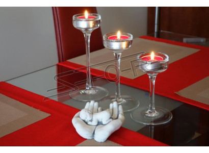 Decoratie figuur hand standbeeld baby gevoel veiligheid beelden ontwerper