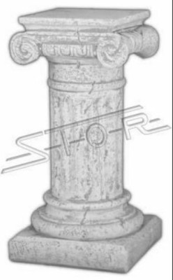 Decoratiezuil Kolommen Steen Antieke Stijl Romeinse Decoratie Witte Stand Sokkel