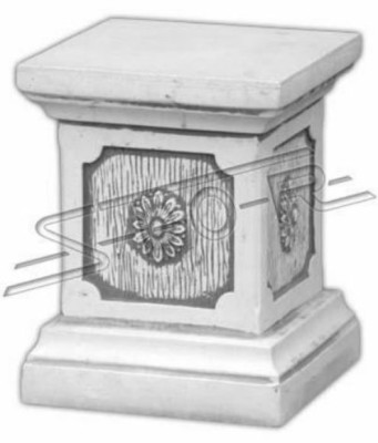 Decoratie zuil zuilen steen antieke stijl Romeins wit decor standaard sokkel