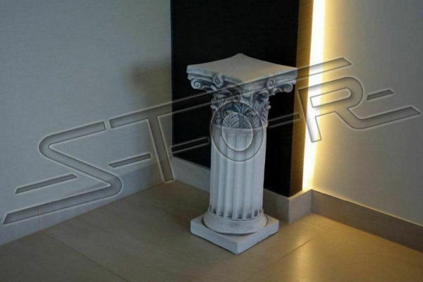 Decoratie zuil zuilen steen antieke stijl Romeinse standaard bloemenstandaard.