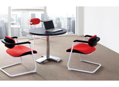 Decoratieve Swingstoel Vrijhangende Bezoekersstoel Conferentiestoelen Fauteuil