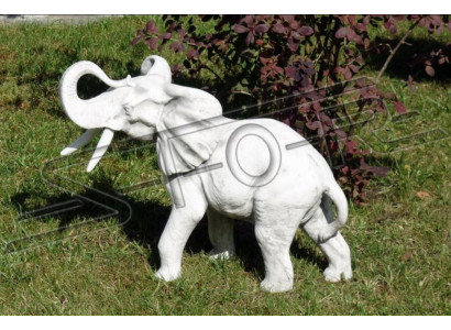Ontwerp Figuur Olifant Sculptuur Figuren Sculpturen Standbeelden Wit Decor Beeld