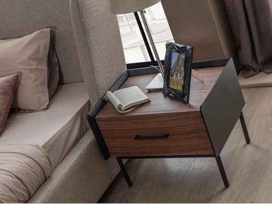 Design Compleet 4-delig Slaapkamer Bed Nachtkastje Modern Commode Nieuw