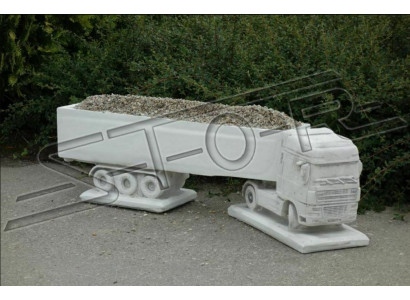 Ontwerper standbeeld figuur figuren vrachtwagen sculpturen tuinbeeldsculptuur