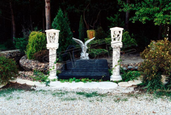 Edele designzuil tuinbeeld zuilstandaard decoratiesculptuur