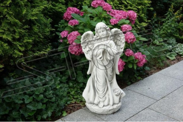 Engel 78cm beeldhouwwerk Design sculptuur standbeeld tuinfiguren standbeelden