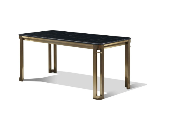 Eettafel Ontwerp Tafel Roestvrij Staal Moderne Decoratie Eetkamer Woonkamer Keuken