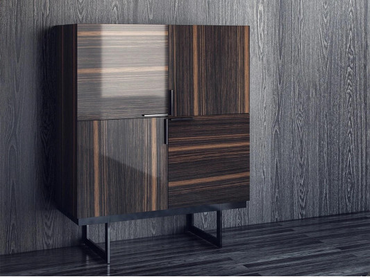 Eetkamerset 7-delig Luxe eettafel 4x stoelen Design commode Sideboard Nieuw