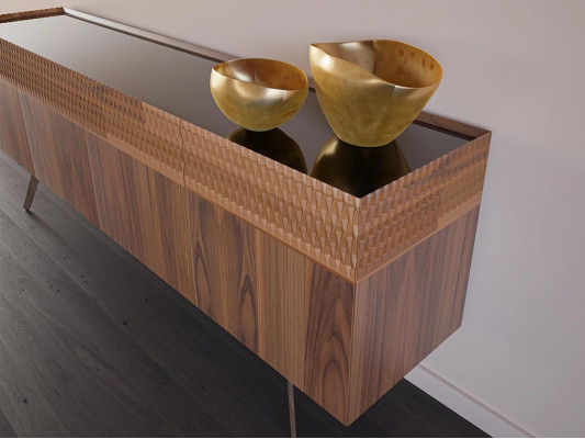 Eetkamer dressoir Modern inrichting Luxe ontwerp Houten kast Nieuw