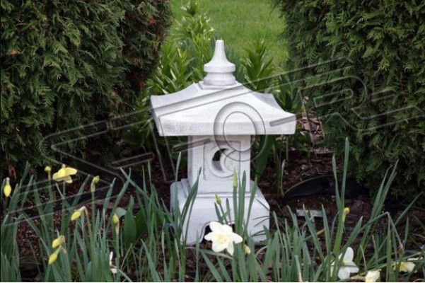 Feng Shui, tuinbeeld, sculptuur, Japanse betonnen tuindecoratie ontwerp huisfiguur