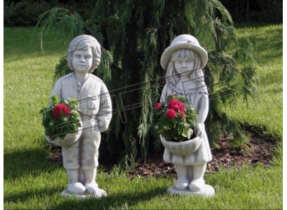 Figuur Bloempot Decoratie Plantbak Bloempotten Decor Figuur Tuin