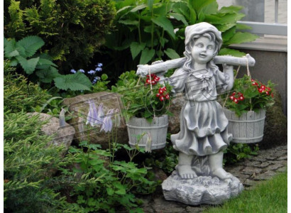 Figuur bloembak plant decoratie pot bloempotten decoratieve figuur tuin.