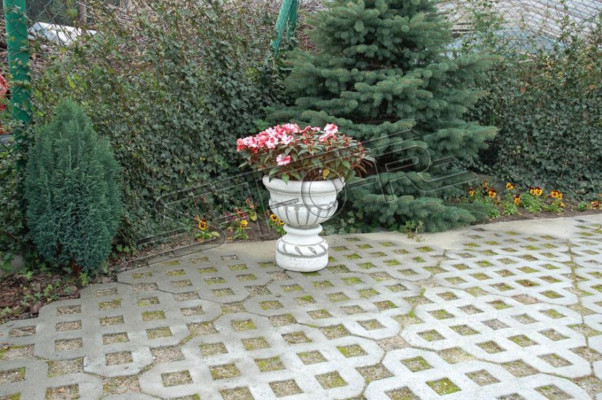 Figuur Bloempot Plantenpot Wit Decoratie Figuur Bloempotten Tuin