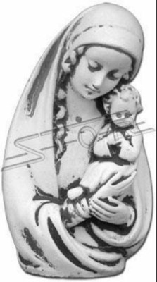 Beeldhouwwerk Maria Jezus sculpturen God Heilige figuren Decoratie Standbeelden