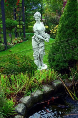 Fonteinen Figur Standbeeld Figuur Beeldhouwwerk Antiek Standbeelden Beeldhouwwerken Tuin