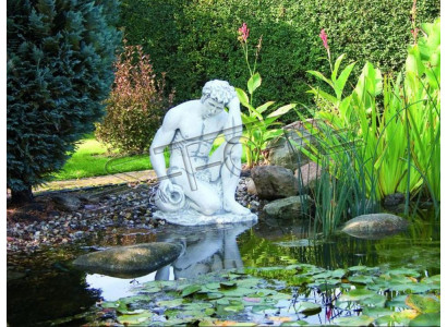 Fontein Vijver Figuur Adam Standbeeld Beeldhouwwerken Decoratieve Beelden