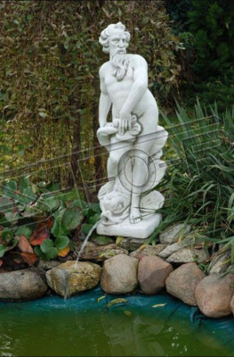 Fonteinvijver Figuur Adam Standbeeld Beelden Sculpturen Standbeelden