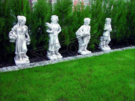 Vrouw 80 cm sculptuur ontwerp figuur standbeeld tuin figuren decoratieve beelden