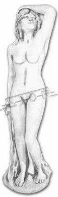 Vrouw 98cm sculptuur ontwerp figuur standbeeld tuin figuren beelden