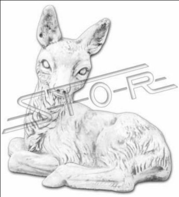 Tuindecoratie Bambi standbeeld sculptuur figuren beeldhouwwerk ontwerper.