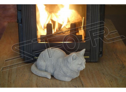 Tuindecoratie Decoratieve kat Terras stenen beeldfiguren Figuur Standbeeld