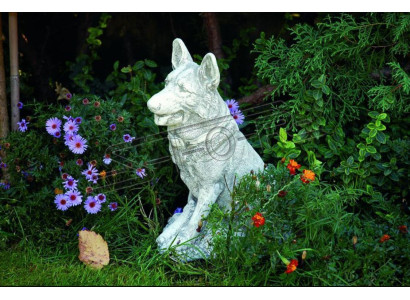Tuindecoratie Duitse herder Terras Stenen Figuren Figuur