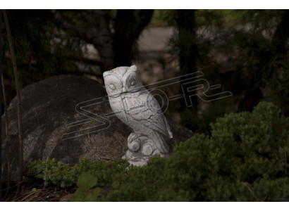 Tuinversiering Uil Terras Steen Natuur Figuren Figuur Decoratief Standbeeld